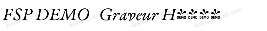 FSP DEMO   Graveur H字体转换
